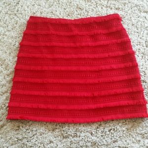 J.Crew Fringe Mini Skirt